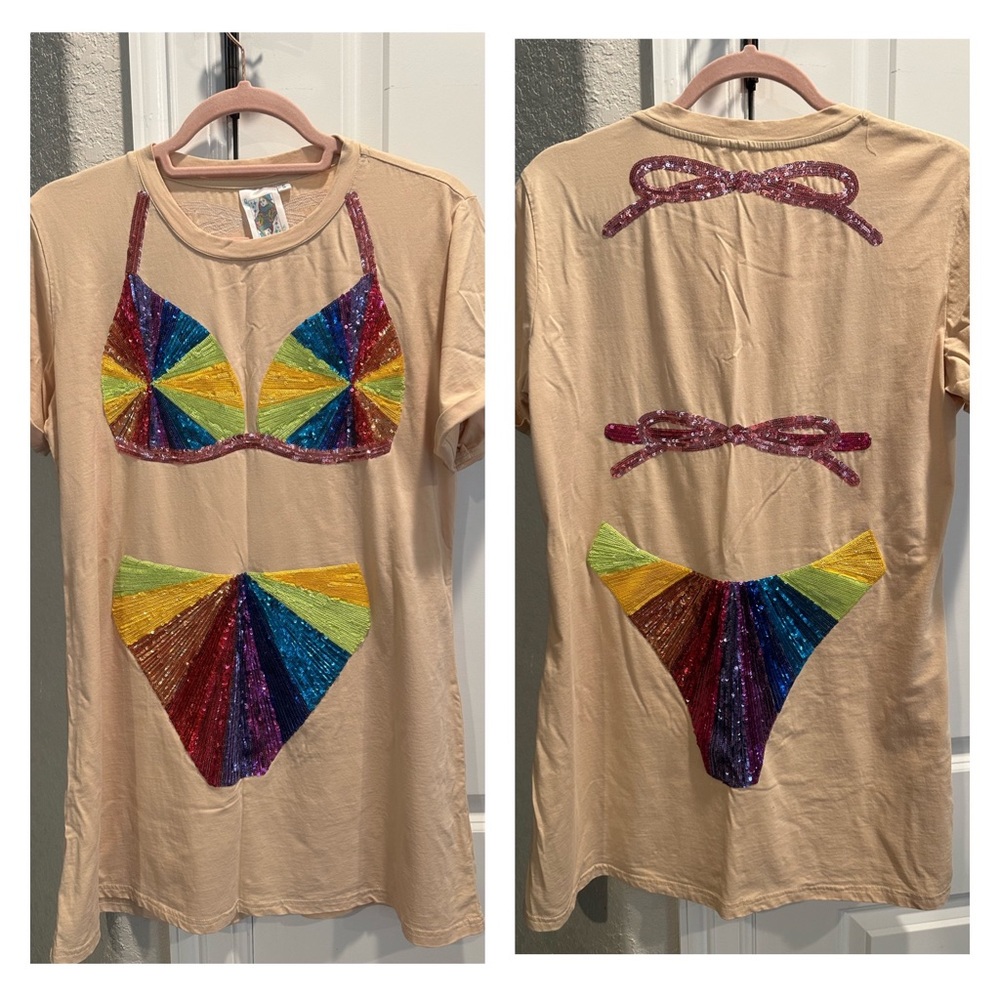 Queen of Sparkles Swim Cover Up
